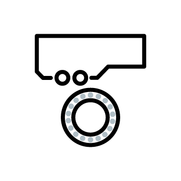 HUB SEALS & WHEEL BEARINGS-REAR